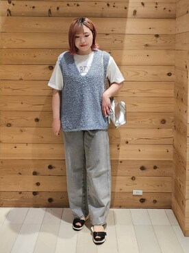 「アイテム（パンツ）」を使った、テソ子さん（レディース・162cm・30代）の夏コーディネート