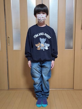 テソ子さん（キッズ・141cm）の冬コーディネート