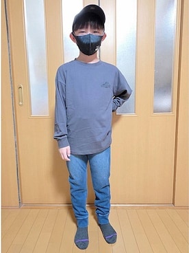 テソ子さん（キッズ・136cm）の秋コーディネート