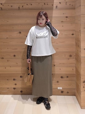 「アイテム（ソックス/靴下）」を使った、テソ子さん（レディース・162cm・30代）の秋コーディネート