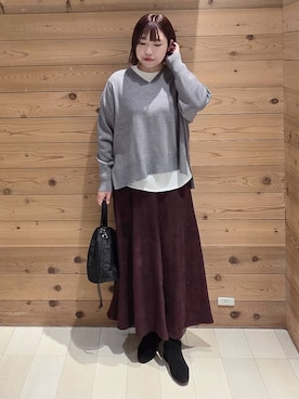 テソ子さん(レディース・162cm)の冬コーディネート