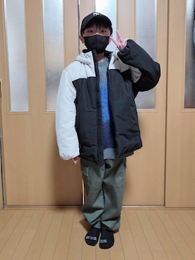 テソ子さん（キッズ・133cm）の冬コーディネート