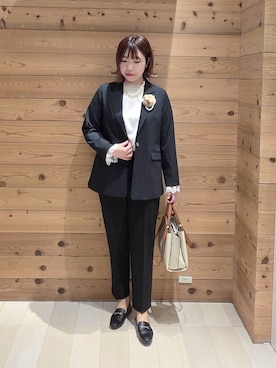 テソ子さん（レディース・162cm）の春コーディネート