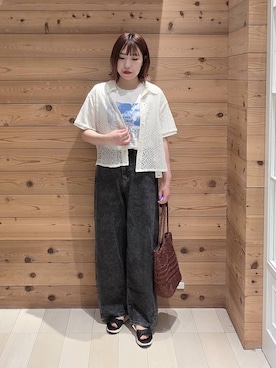 テソ子さん（レディース・162cm）の春コーディネート