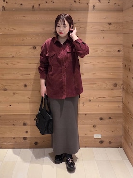 「アイテム（ワンピース/ドレス）」を使った、テソ子さん（レディース・162cm・30代）の秋コーディネート