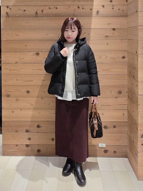 ウツクシルエット撥水ダウンブルゾン/497167（ダウンジャケット/コート