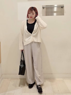「アイテム（バッグ）」を使った、テソ子さん（レディース・162cm・30代）の夏コーディネート