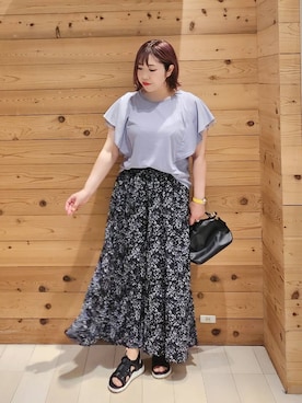 テソ子さん（レディース・162cm・30代）の夏コーディネート