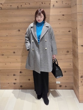 「アイテム（バッグ）」を使った、テソ子さん（レディース・162cm・30代）の冬コーディネート