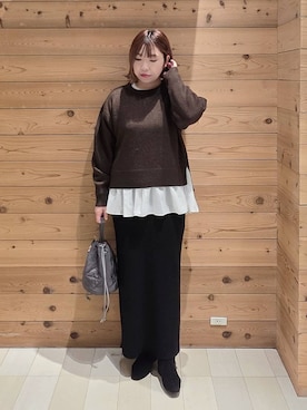 テソ子さん(レディース・162cm)の冬コーディネート