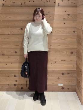 「GLOBAL WORK（グローバルワーク）のアイテム（ジャケット/アウター）」を使った、テソ子さん（レディース・162cm）の冬コーディネート