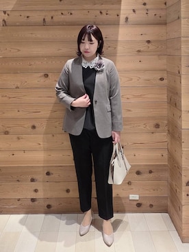 テソ子さん（レディース・162cm）の冬コーディネート