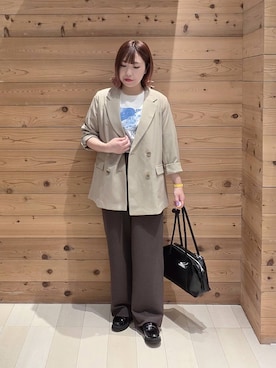 テソ子さん（レディース・162cm）の春コーディネート