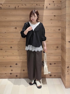 テソ子さん（レディース・162cm）の春コーディネート