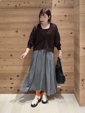 テソ子さん（レディース・162cm）の春コーディネート