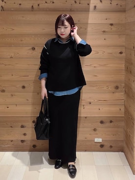 「アイテム（ワンピース/ドレス）」を使った、テソ子さん（レディース・162cm・30代）の秋コーディネート