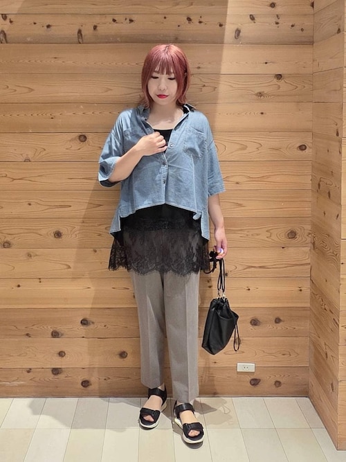 ウツクシルエットDRYテーパードパンツ/636544