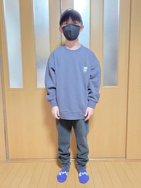 「アイテム（パンツ）」を使った、テソ子さん（キッズ・136cm）の秋コーディネート