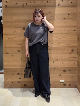 「アイテム（ニット/セーター）」を使った、テソ子さん（レディース・162cm・30代）の夏コーディネート