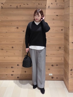 「アイテム（ブルゾン）」を使った、テソ子さん（レディース・162cm・30代）の秋コーディネート