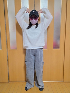 「アイテム（ソックス/靴下）」を使った、テソ子さん（キッズ・151cm）の秋コーディネート