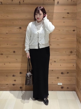 「GLOBAL WORK（グローバルワーク）のアイテム（ワンピース）」を使った、テソ子さん（レディース・162cm）の秋コーディネート