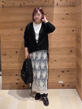 「アイテム（バックパック/リュック）」を使った、テソ子さん（レディース・162cm・30代）の秋コーディネート