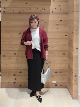 「アイテム（パンプス）」を使った、テソ子さん（レディース・162cm）の夏コーディネート