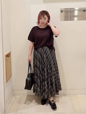 「アイテム（バッグ）」を使った、テソ子さん（レディース・162cm・30代）の夏コーディネート