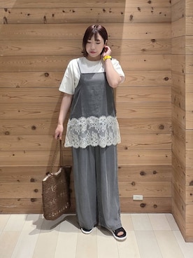 テソ子さん（レディース・162cm）の春コーディネート