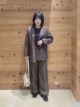 「GLOBAL WORK（グローバルワーク）のアイテム（ジャケット/アウター）」を使った、テソ子さん（レディース・162cm）の秋コーディネート