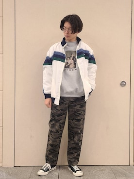 「URBAN RESEARCH Sonny Label（アーバンリサーチサニーレーベル）のアイテム（スウェット）」を使った、たかやさん（メンズ・174cm）の冬コーディネート