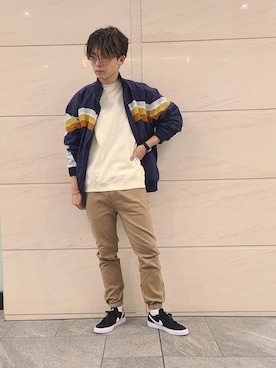 「URBAN RESEARCH Sonny Label（アーバンリサーチサニーレーベル）のアイテム（スウェット）」を使った、たかやさん（メンズ・174cm）の秋コーディネート