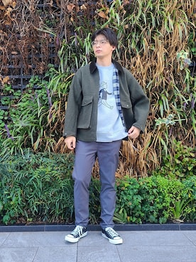 「URBAN RESEARCH Sonny Label（アーバンリサーチサニーレーベル）のアイテム（ブルゾン）」を使った、たかやさん（メンズ・174cm）の秋コーディネート