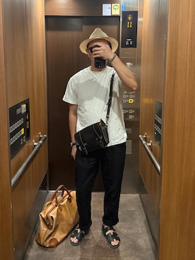 エレベーターボーイくんさん（メンズ・174cm）の夏コーディネート