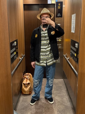 エレベーターボーイくんさん(メンズ・174cm)の春コーディネート