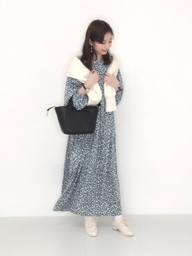 Rope Picnic ロペピクニック のワンピース ドレス グリーン系 を使った人気ファッションコーディネート Wear