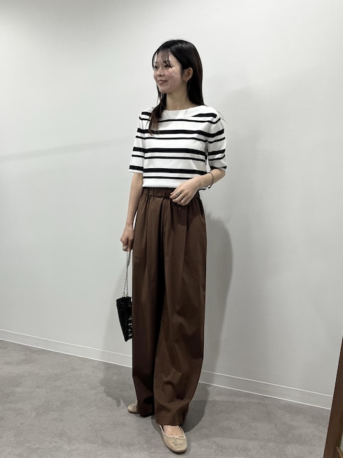 UVカット・接触冷感・イージーケア】八方映えニット ボートネック