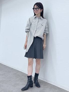 「アイテム（トートバッグ）」を使った、タカナミさん（レディース・160cm・30代）の夏コーディネート