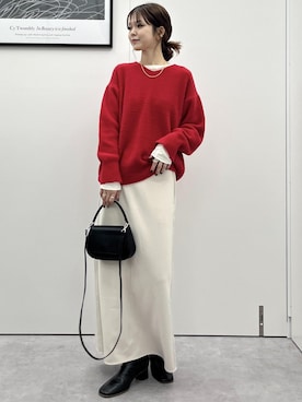 「ワンハンドル」｜「アイテム（ブーツ）」を使った、タカナミさん（レディース・160cm）の秋コーディネート