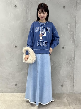 「アイテム（スウェット）」を使った、タカナミさん（レディース・160cm・20代）の秋コーディネート
