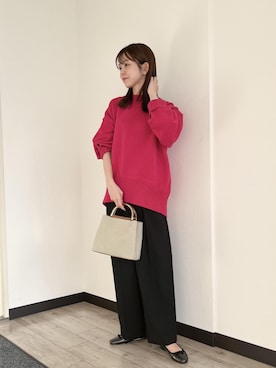 「サークルハンドル」｜タカナミさん（レディース・159cm）の秋コーディネート