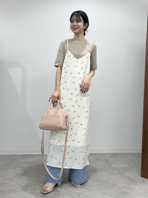 ニット セーター 「洗える」オーガニックコットンリブスリーブレスニット レディース ROPE' ニット セーター 「洗える」オーガニックコットンリブ