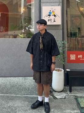 「KLEMAN（クレマン）のアイテム」を使った、hongyingさん（メンズ・173cm）の夏コーディネート