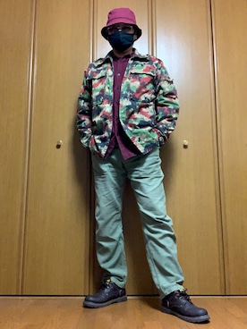 「スイス軍」｜ashusanさん（メンズ・174cm）の春コーディネート