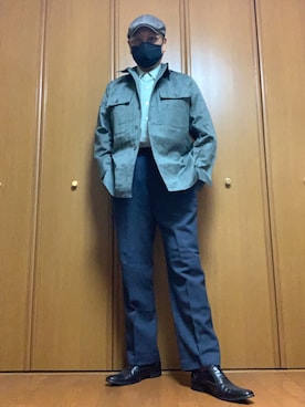 「スイス軍」｜ashusanさん（メンズ・174cm）の冬コーディネート