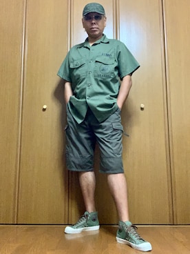 「キャンバスシューズ」｜ashusanさん（メンズ・174cm）の秋コーディネート