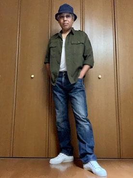 「キャンバスシューズ」｜ashusanさん（メンズ・174cm）の夏コーディネート