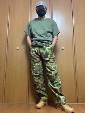 「SOFFE（ソフィー）のアイテム（Tシャツ/カットソー）」を使った、ashusanさん（メンズ・174cm）の夏コーディネート