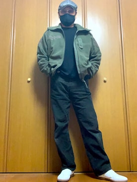 「ジャーマントレーナー」｜「アイテム（ハンチング/ベレー帽）」を使った、ashusanさん（メンズ・174cm）の秋コーディネート